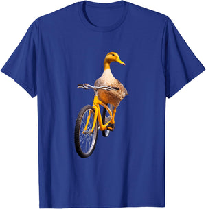 Duck Bike Cycling T-Shirt - T-Shirt | Royal