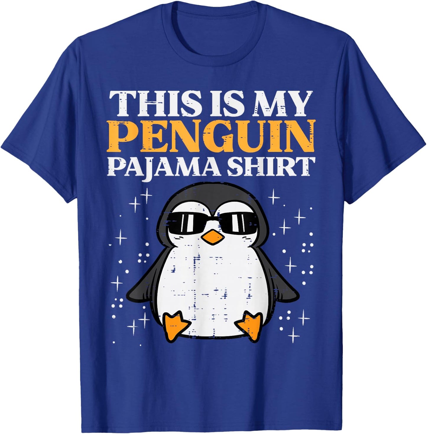 This Is My Penguin Pajama Shirt Girls Boys Kids Women Men T-Shirt - T-Shirt | Royal