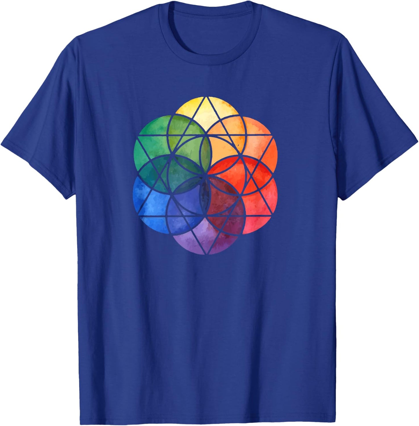 Super Power Seven Chakara meditation T-Shirt - T-Shirt | Royal