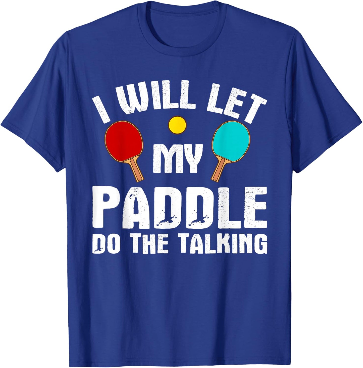 Funny Table Tennis Women Paddle Ping Pong Player T-Shirt - T-Shirt | Royal