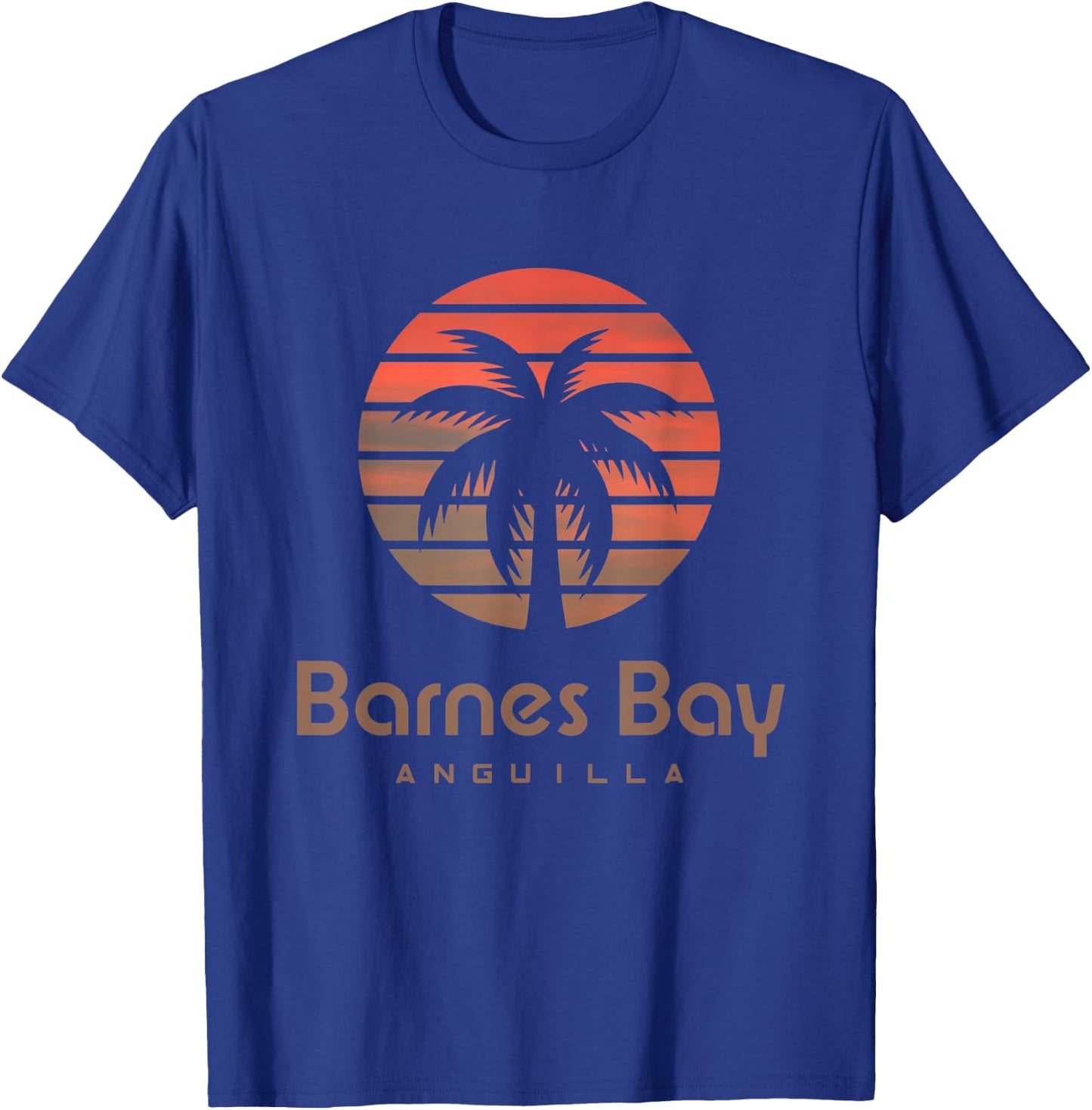 Anguilla Barnes Bay T-Shirt - T-Shirt | Royal