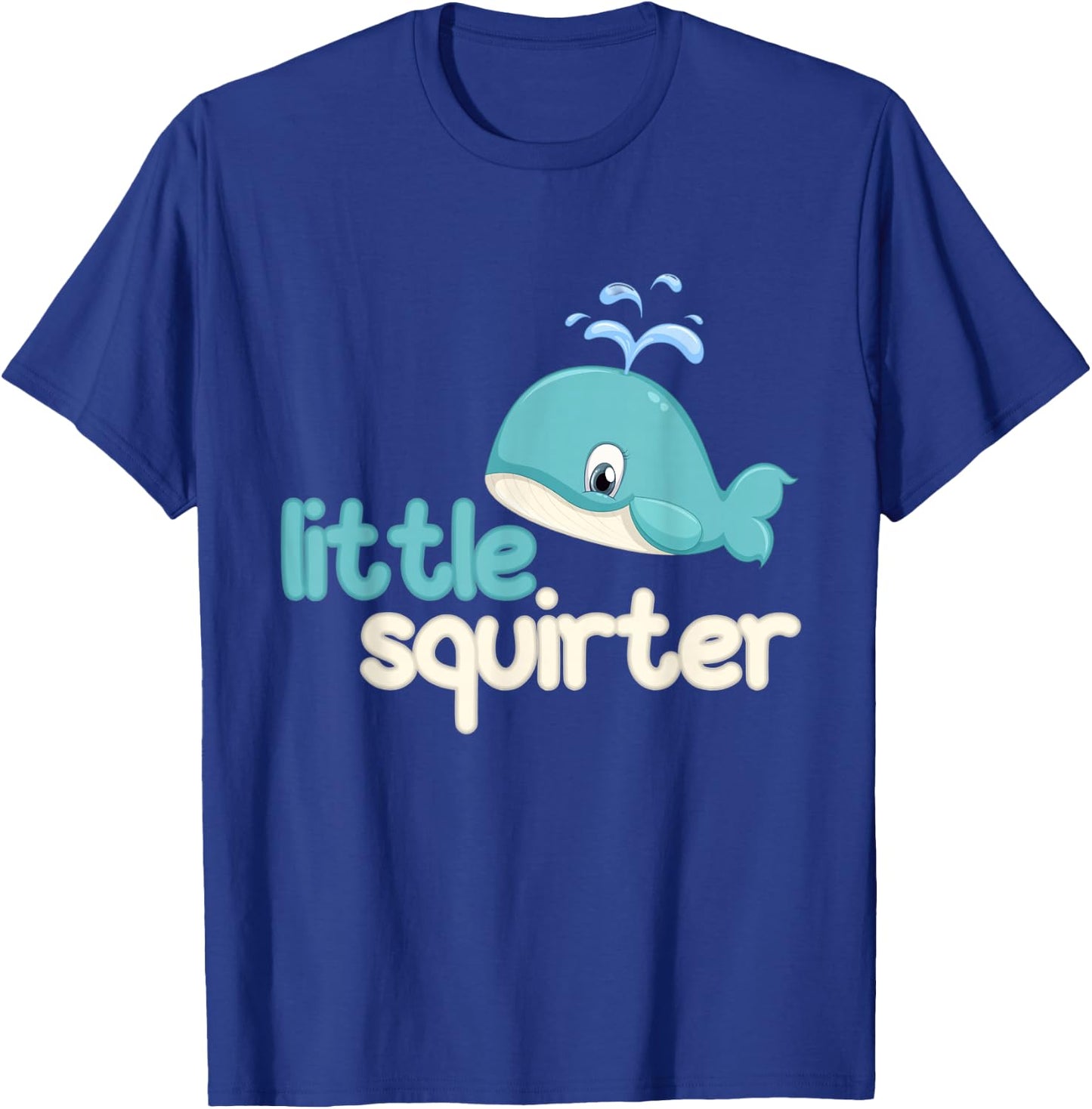 Whale Little Squirter T-Shirt - T-Shirt | Royal