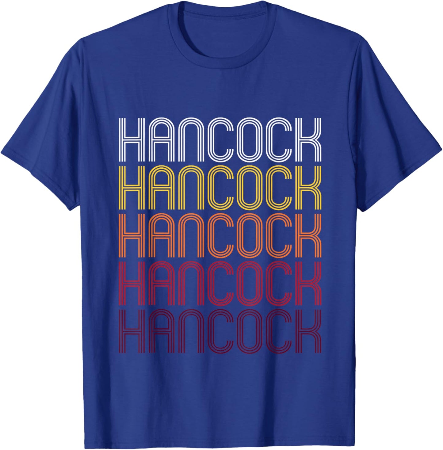 Hancock, MD | Vintage Style Maryland T-Shirt - T-Shirt | Royal