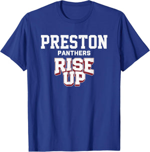 Preston Panthers Rise Up HS T-Shirt - T-Shirt | Royal