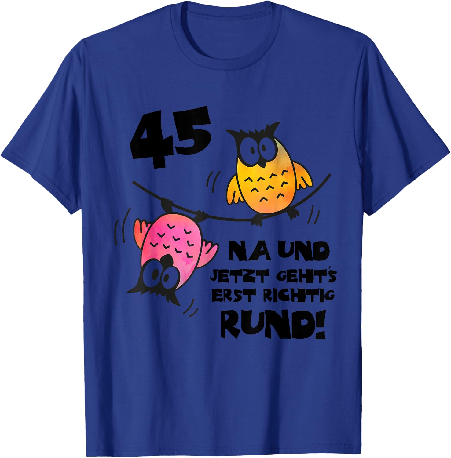 Lustige 45 Jahre Deko Geschenkkiste 45 Geburtstag Frau T-Shirt - T-Shirt | Royal