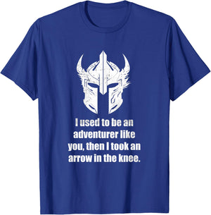 Arrow to the Knee T-Shirt - T-Shirt | Royal