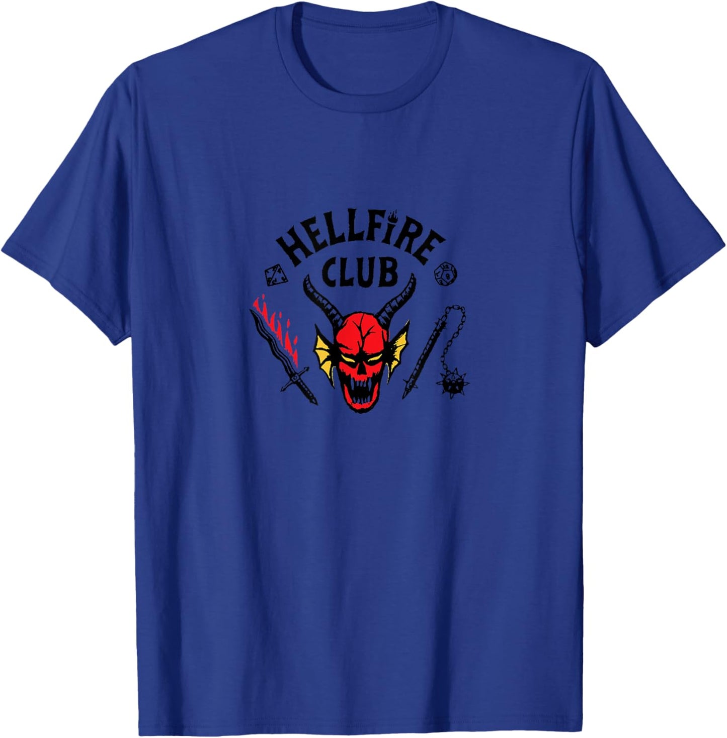 Stranger Things Hellfire Club , grey, S T-Shirt - T-Shirt | Royal