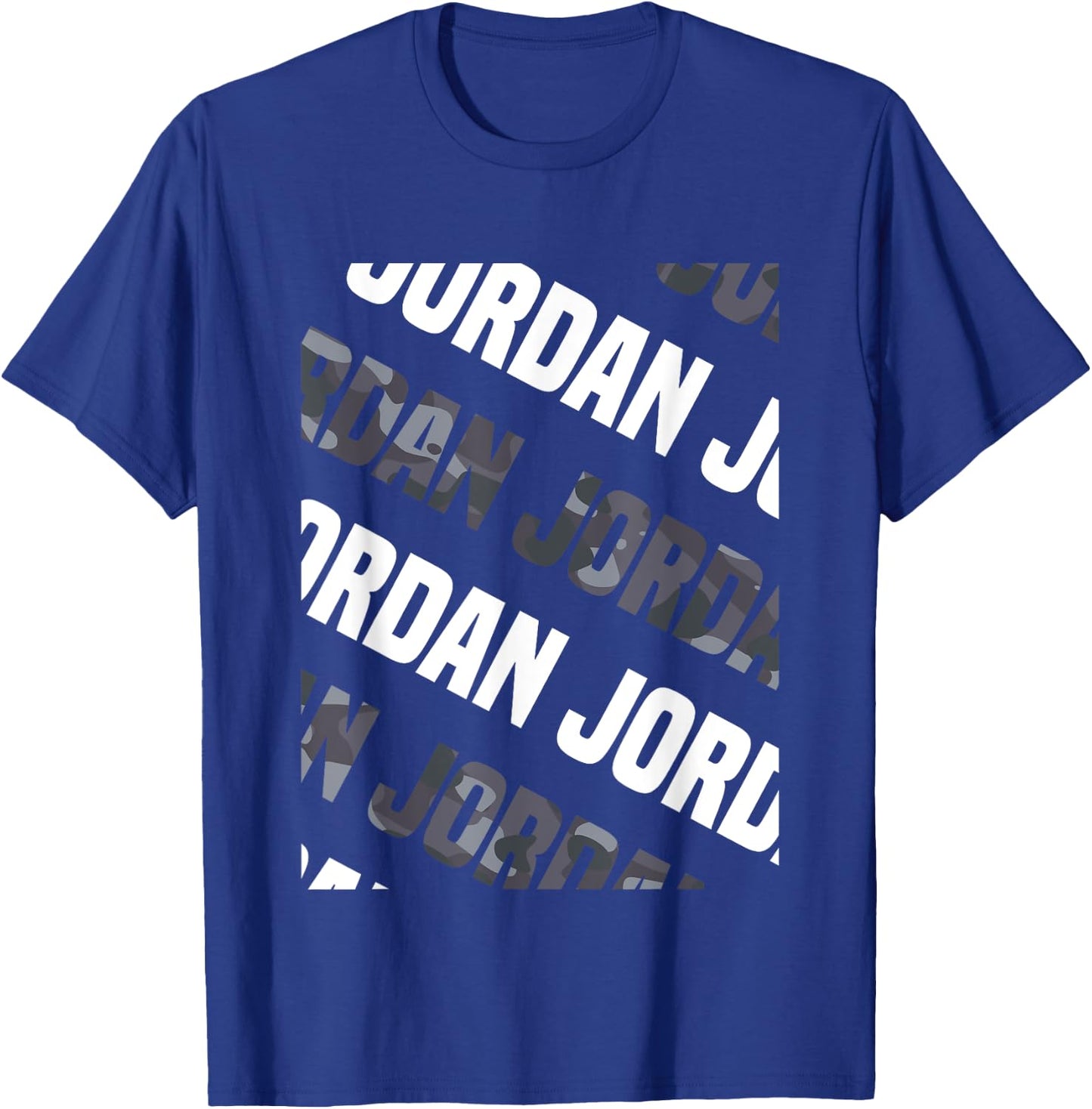 Jordan Camo Pattern Grey Camouflage T-Shirt - T-Shirt | Royal