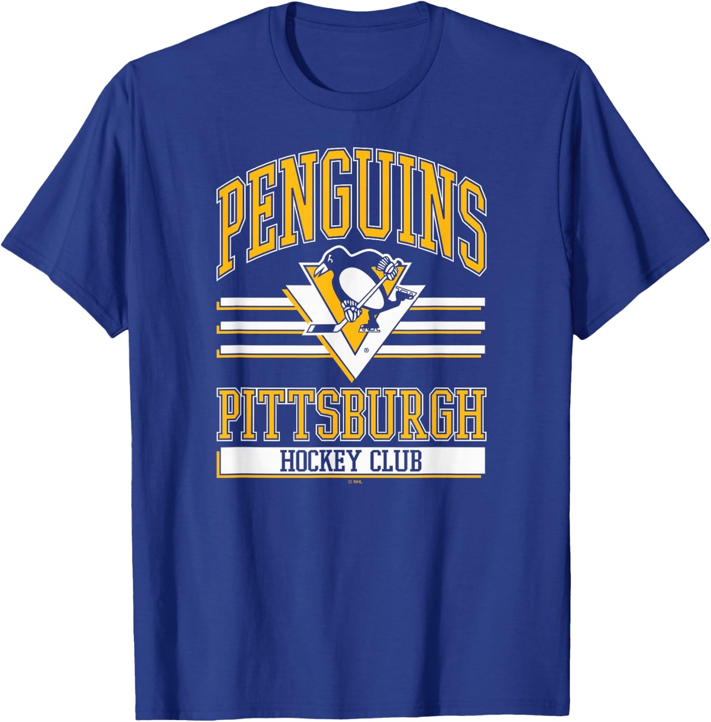 Pittsburgh Penguins Hockey Club Black Officially Licensed T-Shirt - T-Shirt | Royal