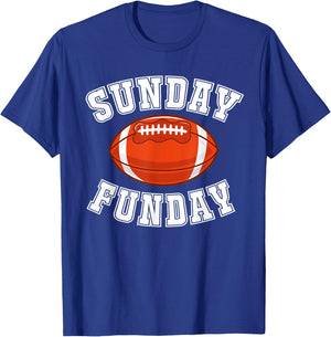 Sunday Funday Football League Sports Graphic & T-Shirt - T-Shirt | Royal