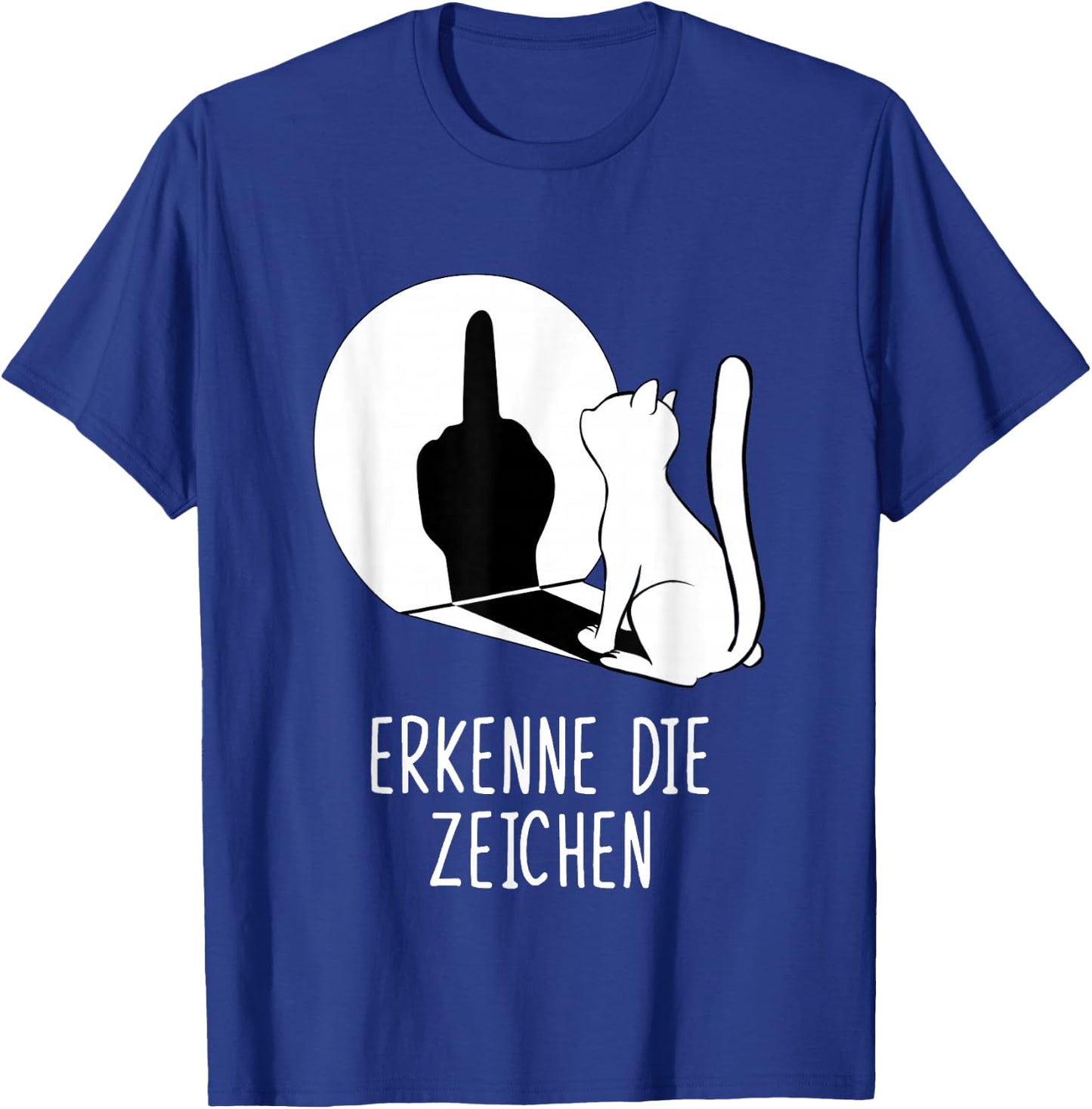 Waving Cat Shadow Cats Erkenne die Signs , black T-Shirt - T-Shirt | Royal