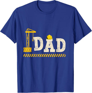 Happy Father's Day Construction For Son DAD Father's Day T-Shirt - T-Shirt | Royal
