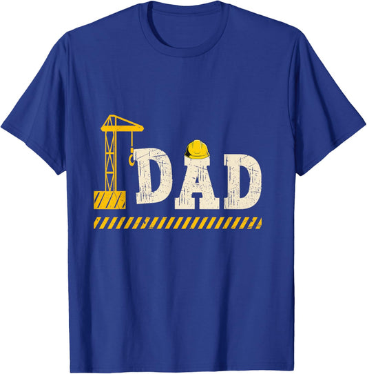 Happy Father's Day Construction For Son DAD Father's Day T-Shirt - T-Shirt | Royal