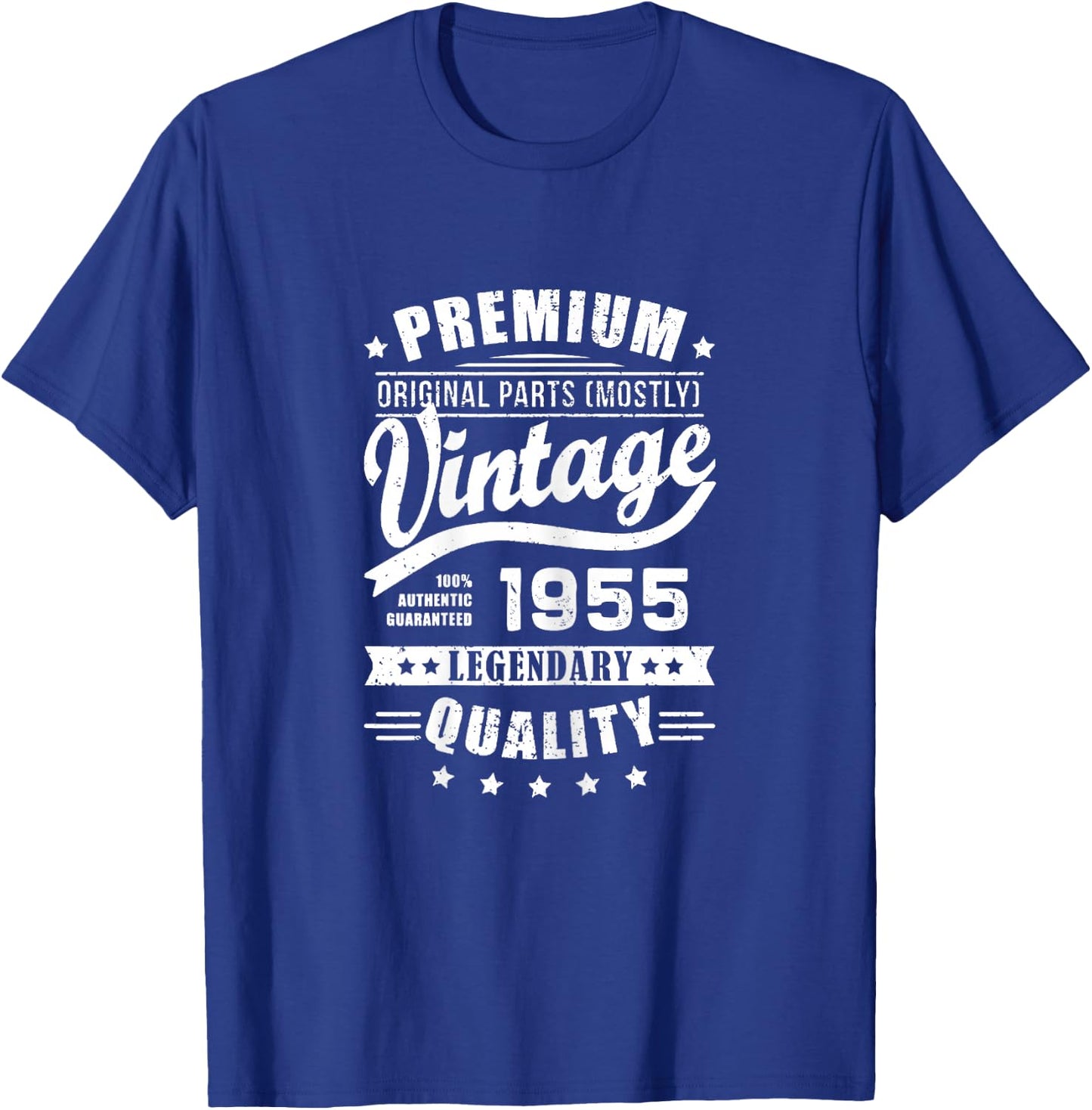 Vintage 1955 T Shirts Retro Funny 1955 Birthday T-Shirt - T-Shirt | Royal