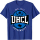 UHCL University Arch Vintage Design Retro Men Women T-Shirt - T-Shirt | Royal