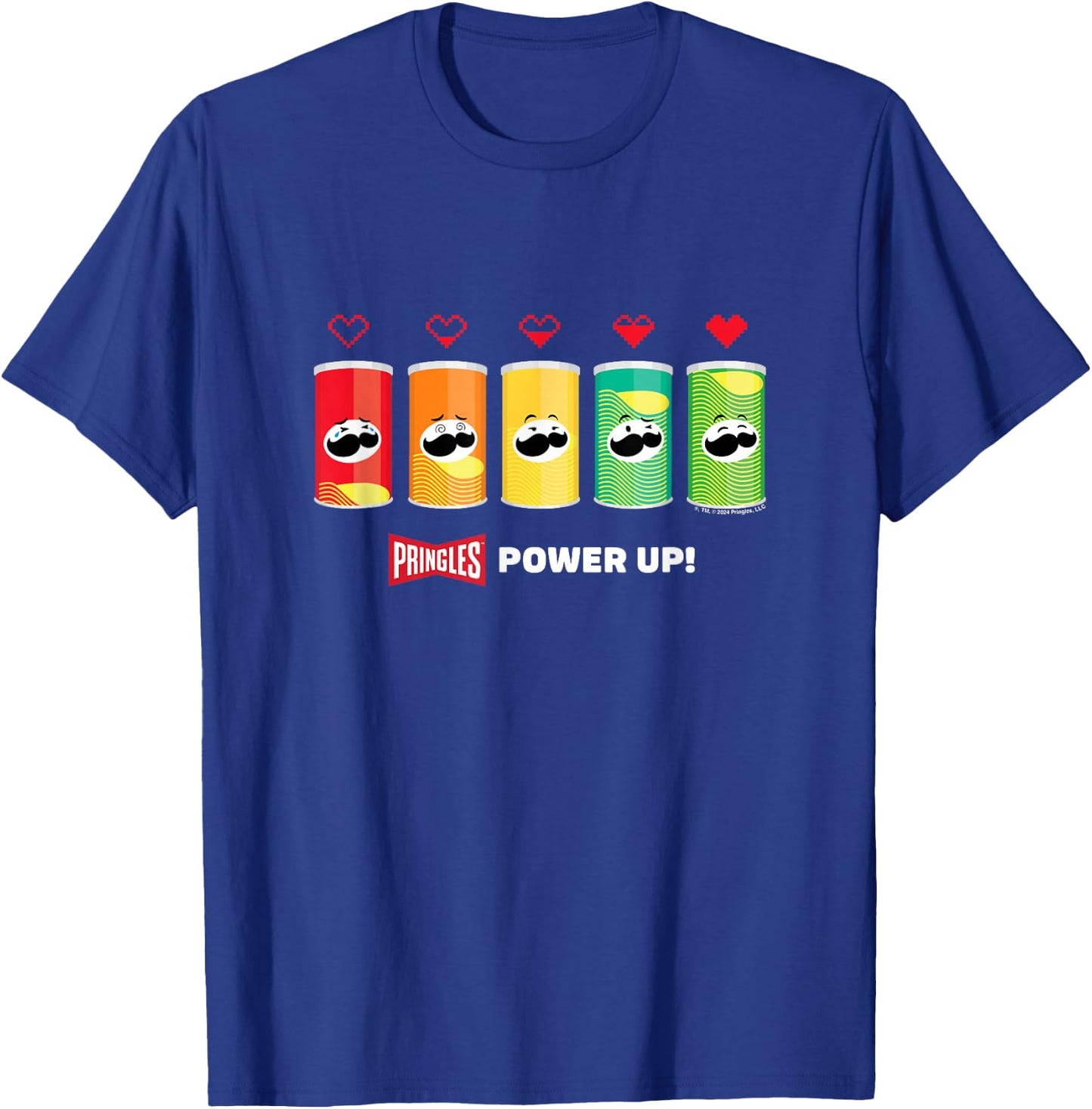 Pringles Gaming Power Up , Black, S T-Shirt - T-Shirt | Royal