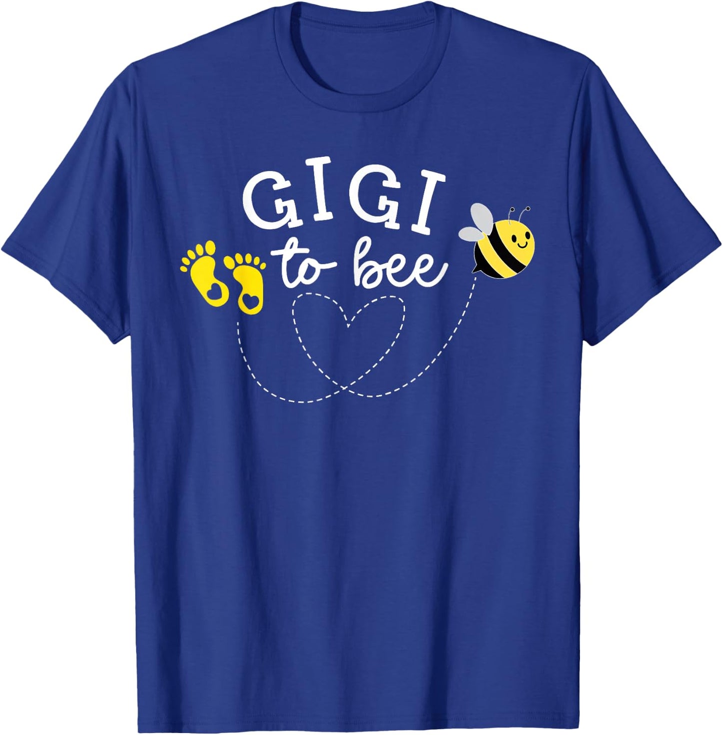 Gigi to Bee Pregnancy Announcement Baby Shower T-Shirt - T-Shirt | Royal