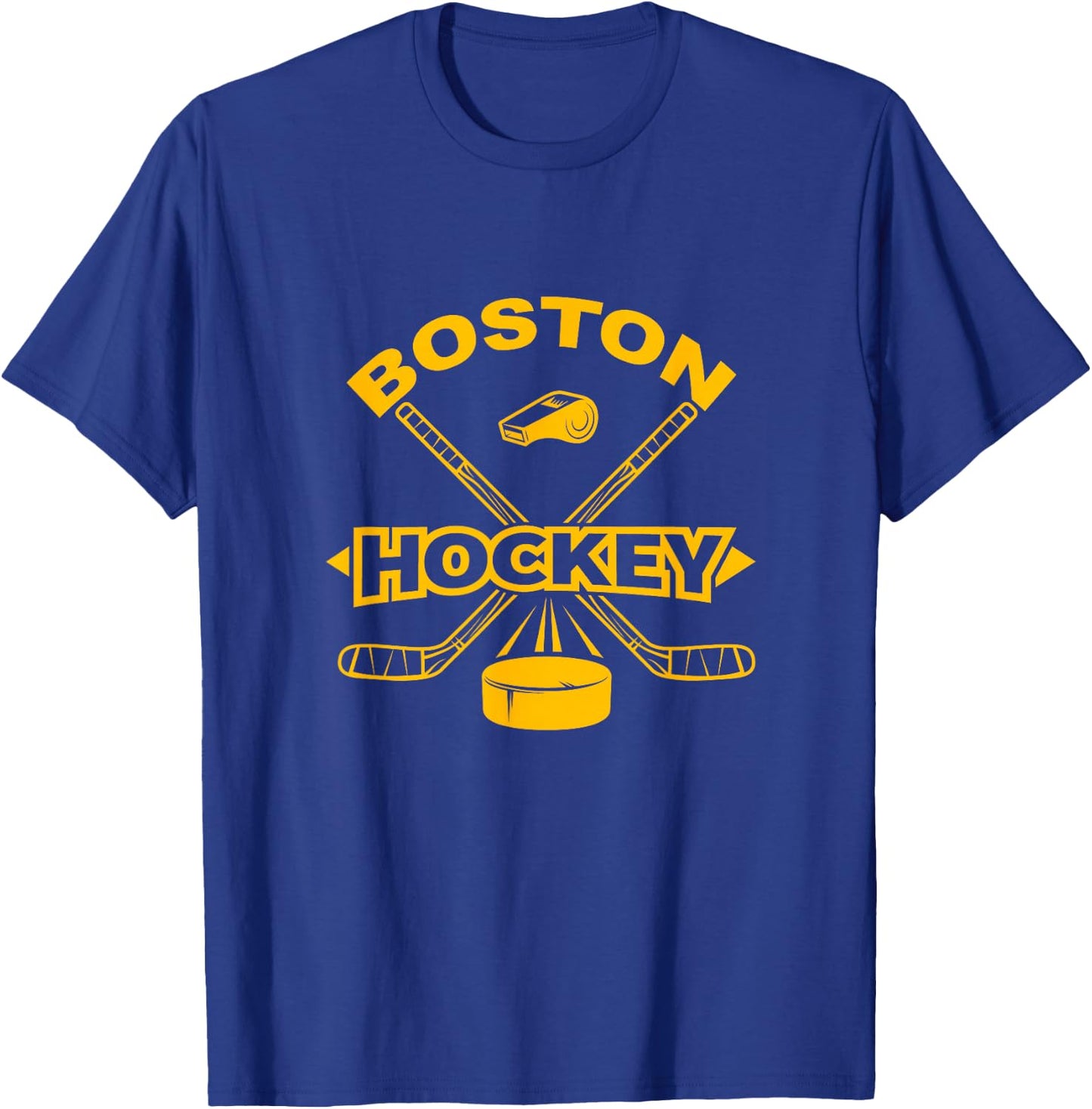 Boston Hockey Vintage T-Shirt - T-Shirt | Royal