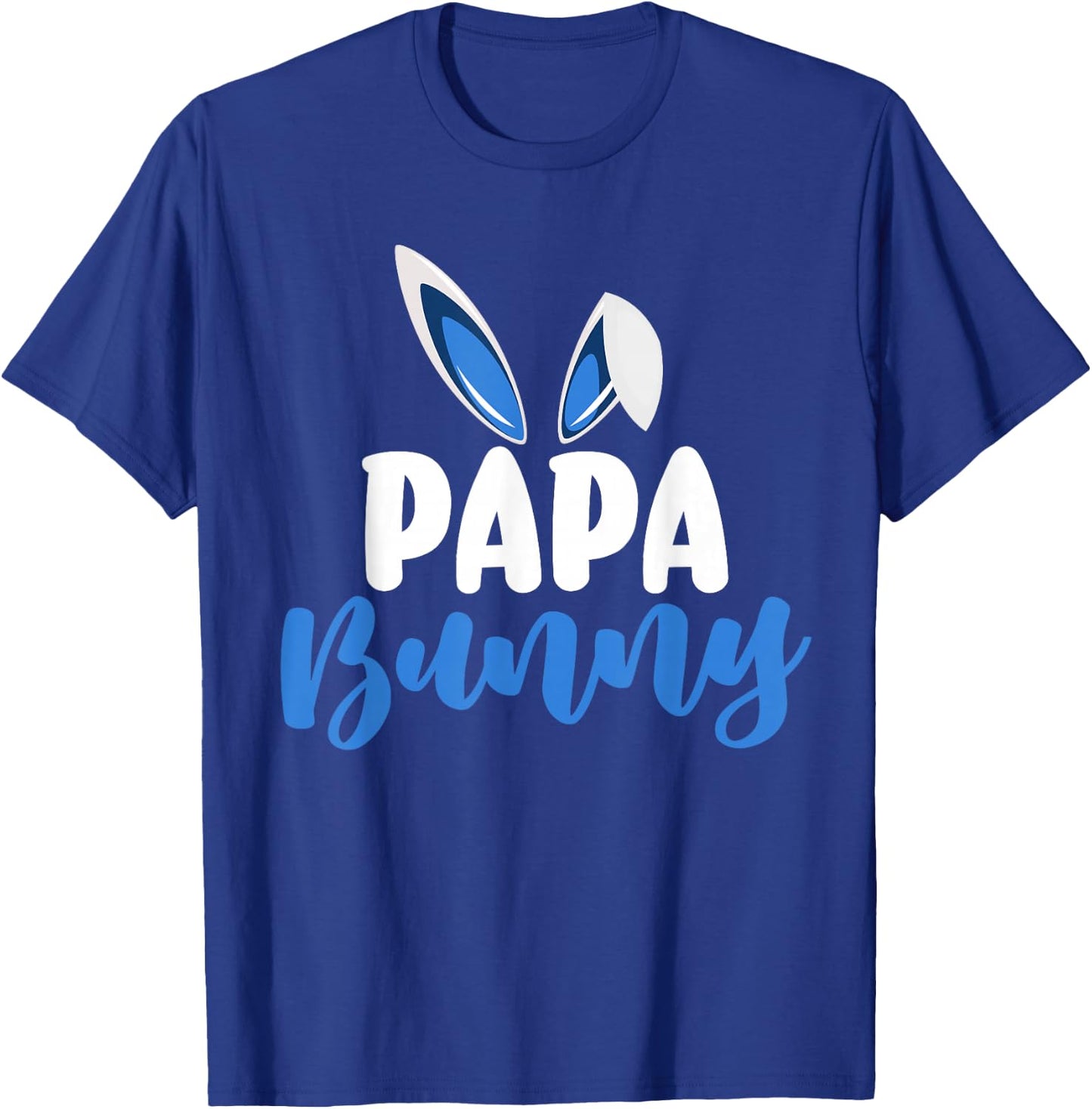 Papa Bunny Bunny Ears T-Shirt - T-Shirt | Royal