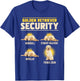 Golden Retriever Security - Dog Trainer Pet Canine Lover Women Kids T-Shirt - T-Shirt | Royal