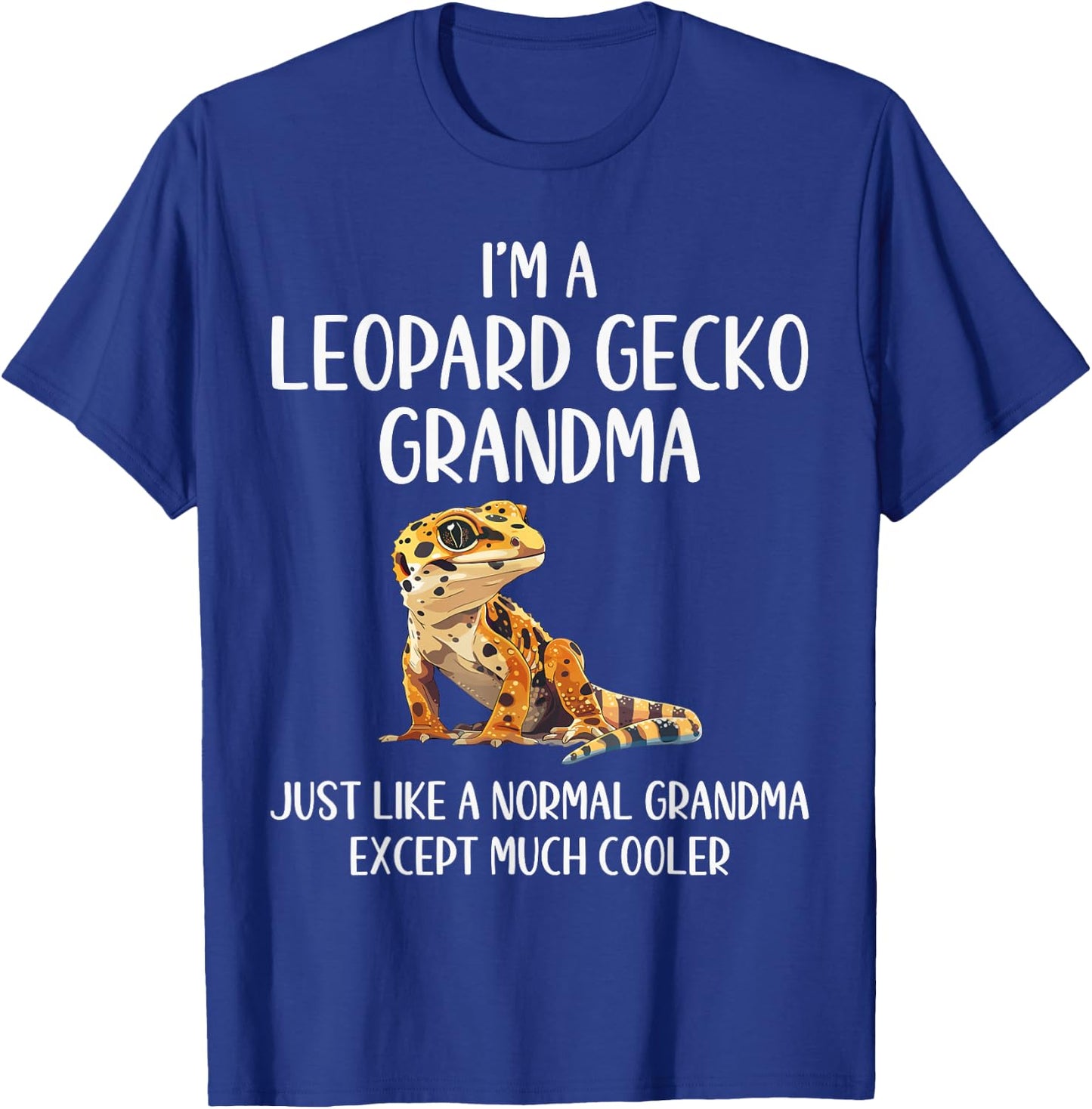 Leopard Gecko Grandma Definition Animals Lover Mothers Day T-Shirt - T-Shirt | Royal
