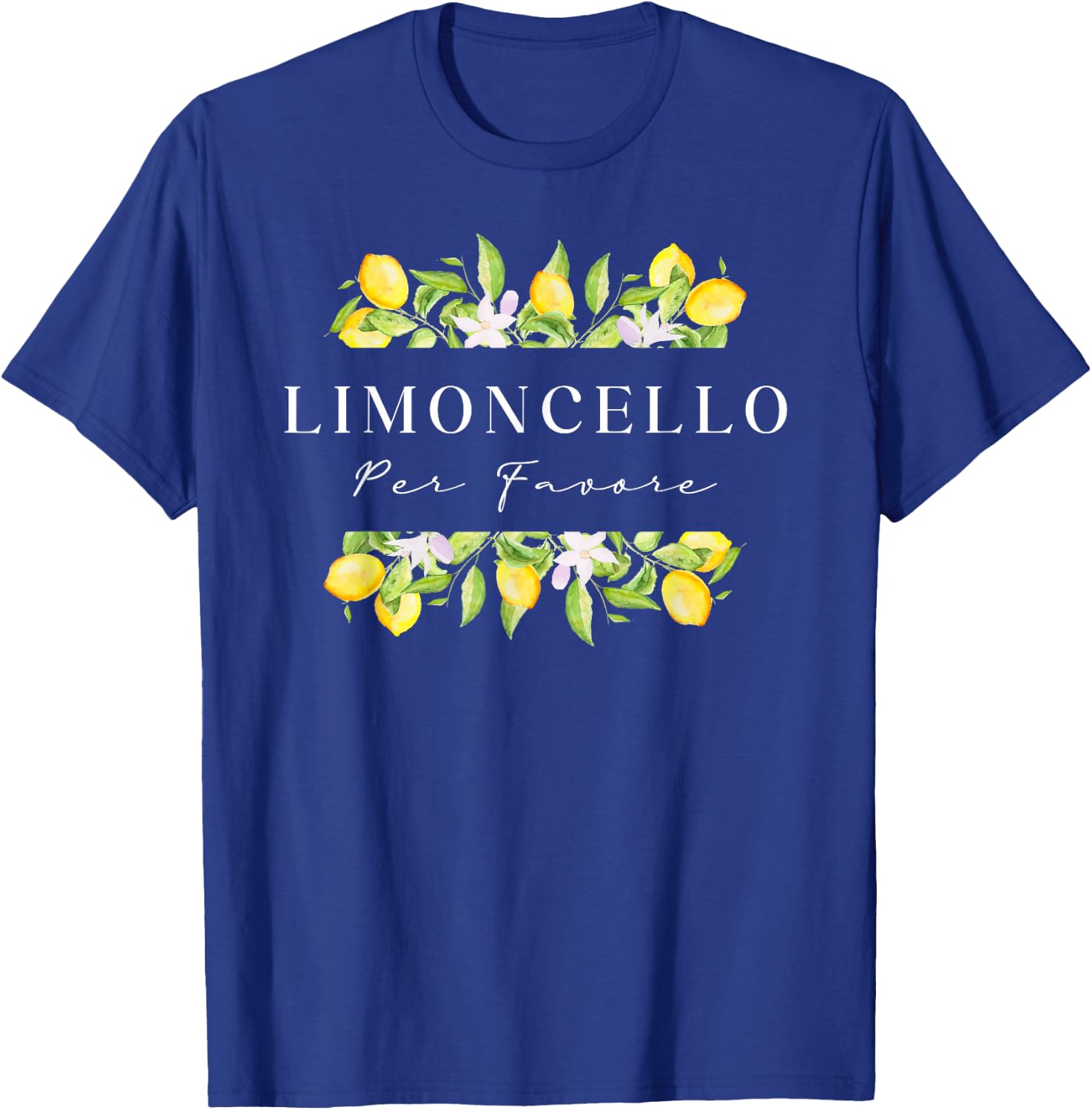 Limoncello Per Favore, Amalfi Coast Italy, Fun Italy Italian , Black, S T-Shirt - T-Shirt | Royal