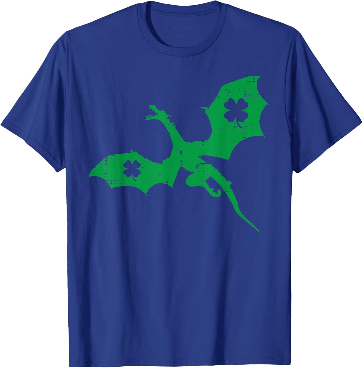 St Patricks Day Irish Dragon Saint Paddys Men Women Kids Boy T-Shirt - T-Shirt | Royal