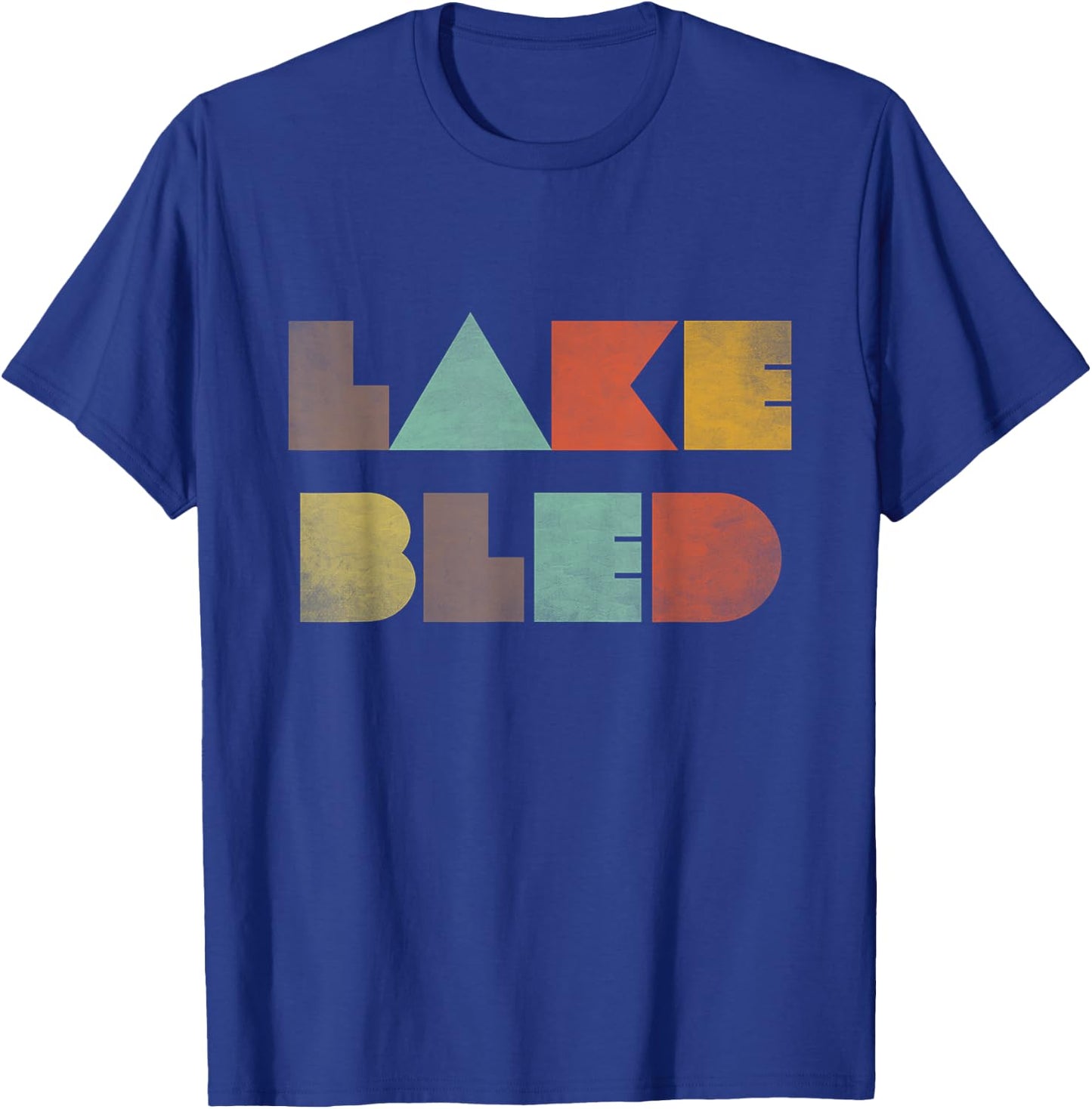 Lake Bled Vintage T-Shirt - T-Shirt | Royal