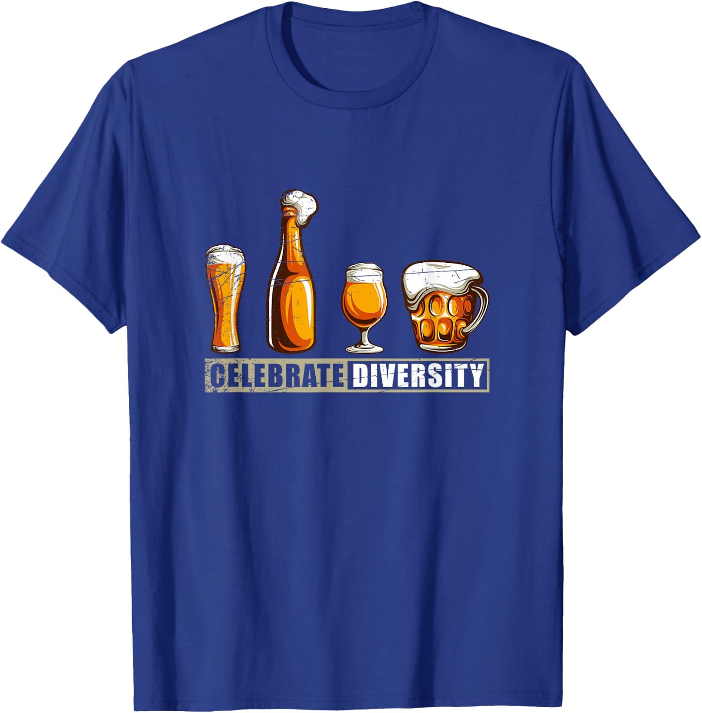 Funny Diversity Home Brewery Gift Craft Beer T-Shirt - T-Shirt | Royal