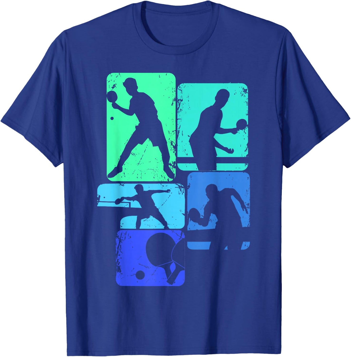 Table Tennis Ping Pong Children's Boys Men's T-Shirt - T-Shirt | Royal