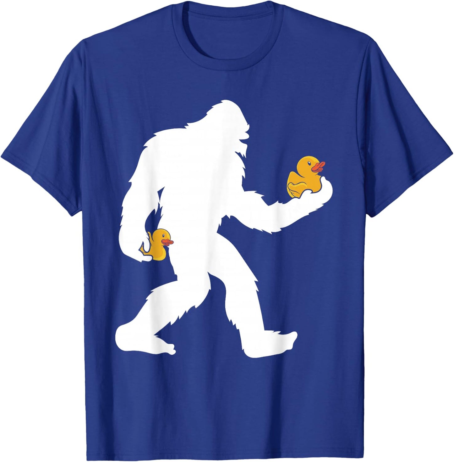 Sasquatch Big Foot Yetti Kids Rubber Duck T-Shirt - T-Shirt | Royal