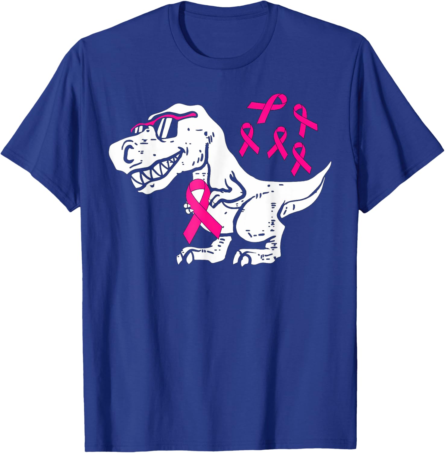 Breast Cancer Awareness Shirt Toddler Pink Ribbon Kids Youth T-Shirt - T-Shirt | Royal