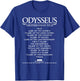 Odysseus Mediterranean Tour Funny Greek Mythology T-Shirt - T-Shirt | Royal