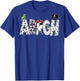 On Back | Fun Arrgh Pirate Style Pirate Costume ARGH Pirate T-Shirt - T-Shirt | Royal