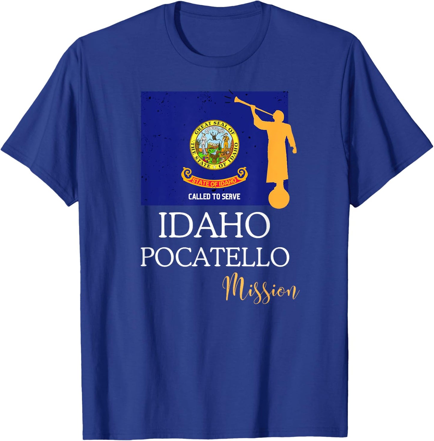Idaho Pocatello Mormon LDS Mission Missionary T-Shirt - T-Shirt | Royal