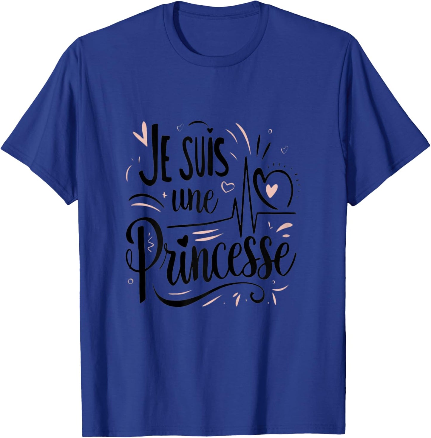 Je Suis Une Princesse Funny Gift , grey, Female X-Small T-Shirt - T-Shirt | Royal