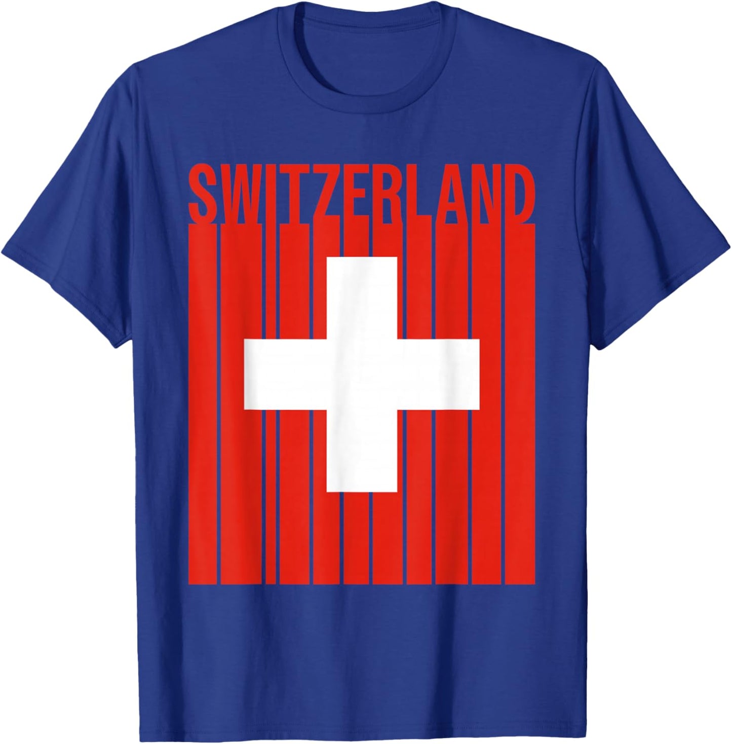 Switzerland Flag T-Shirt - T-Shirt | Royal