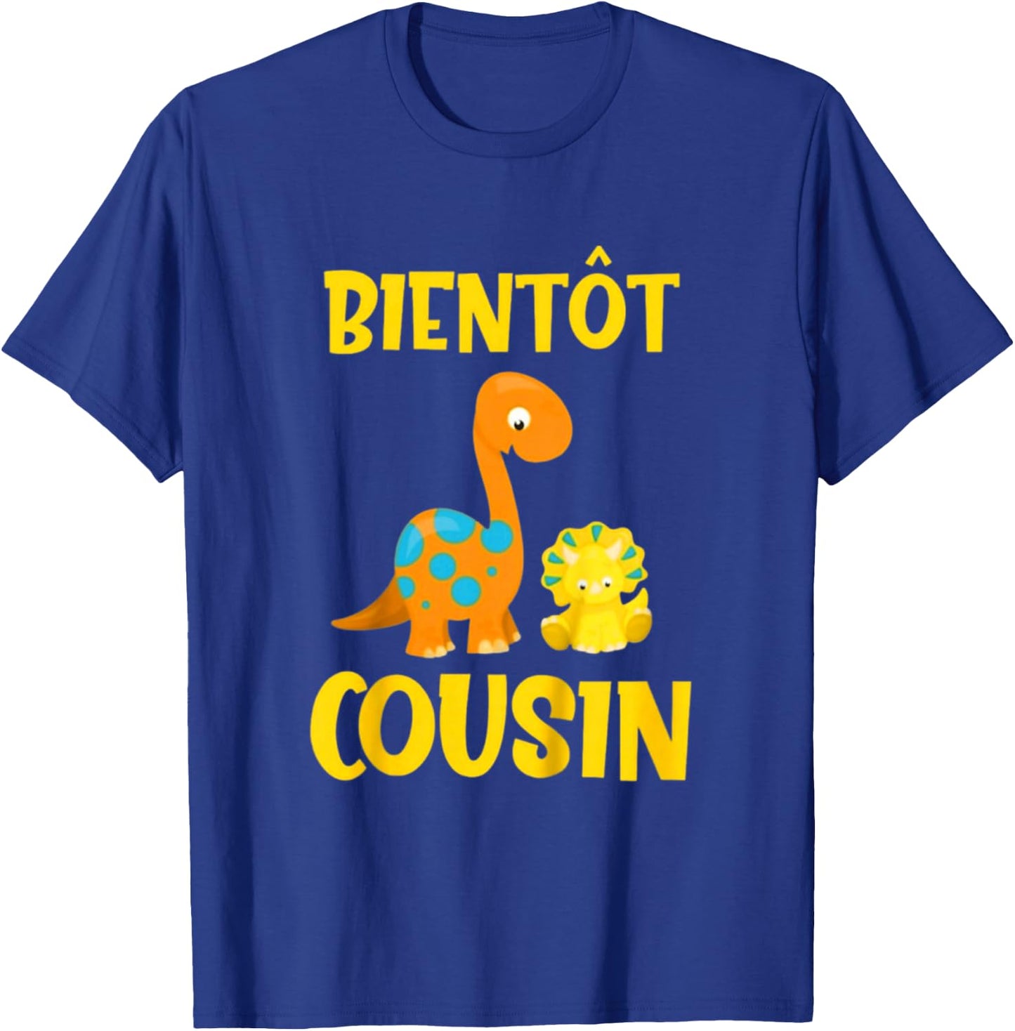 Child Future Cousin 2025 - Announcement Pregnancy Cousin Dino T-Shirt - T-Shirt | Royal