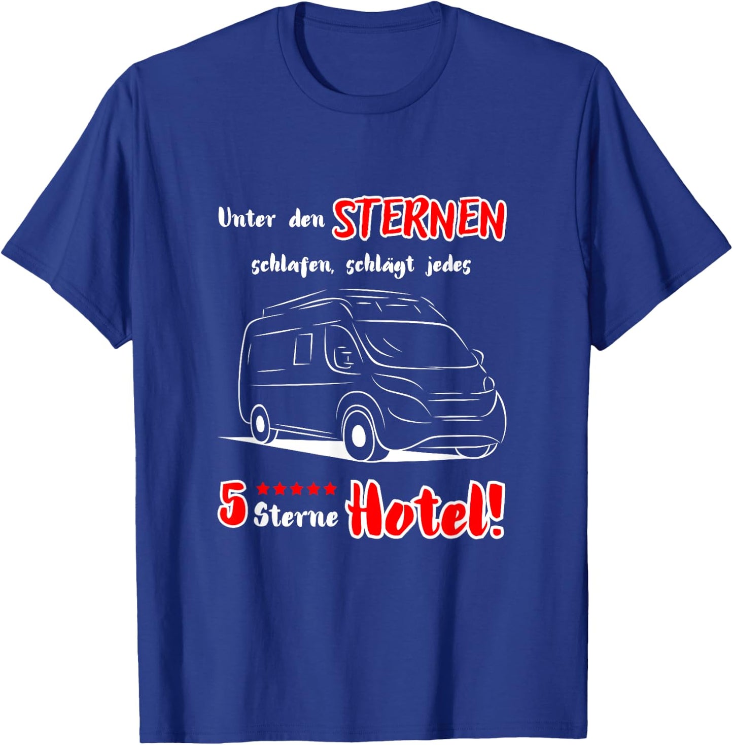 Camping Kastenwagen Wohnmobil Spruch + Motiv T-Shirt - T-Shirt | Royal