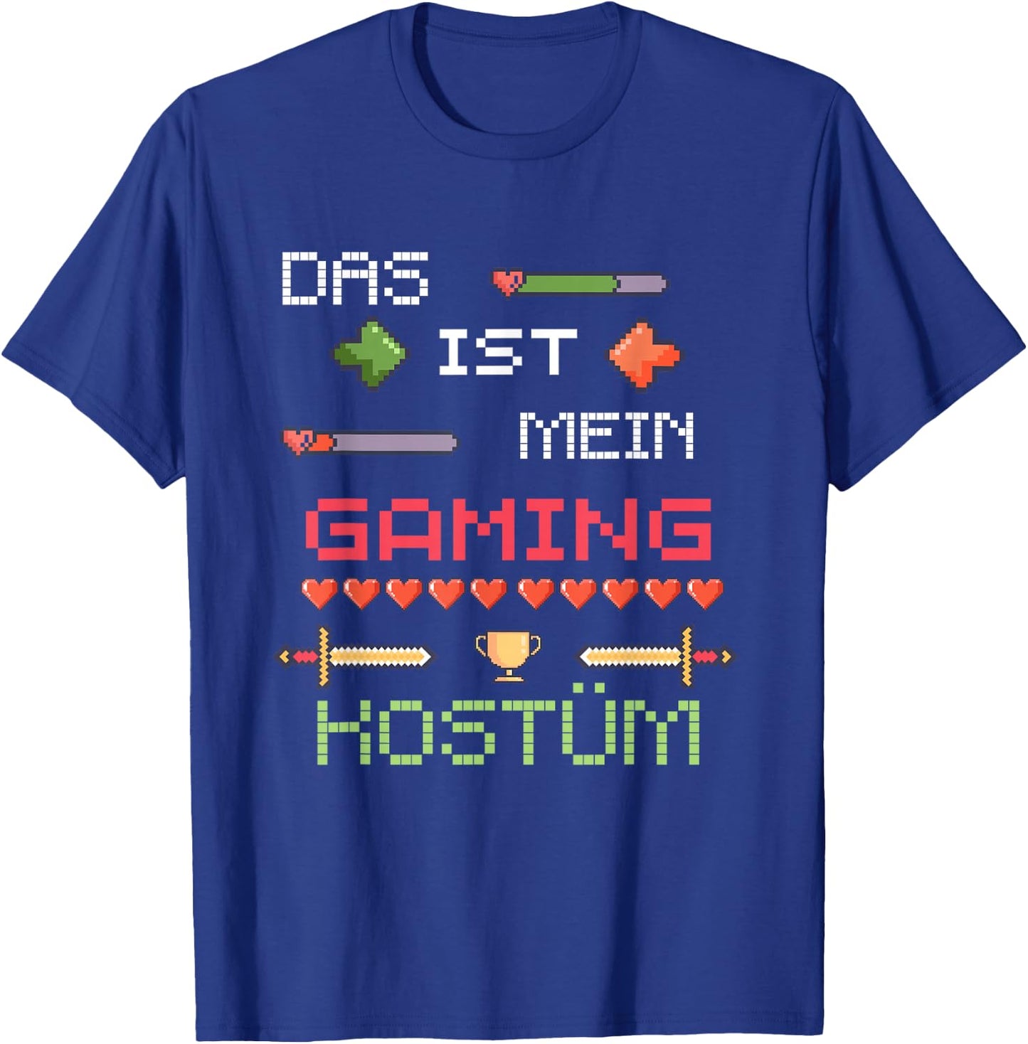 This is My Gaming Costume Funny Halloween Gamer Design , black, S T-Shirt - T-Shirt | Royal