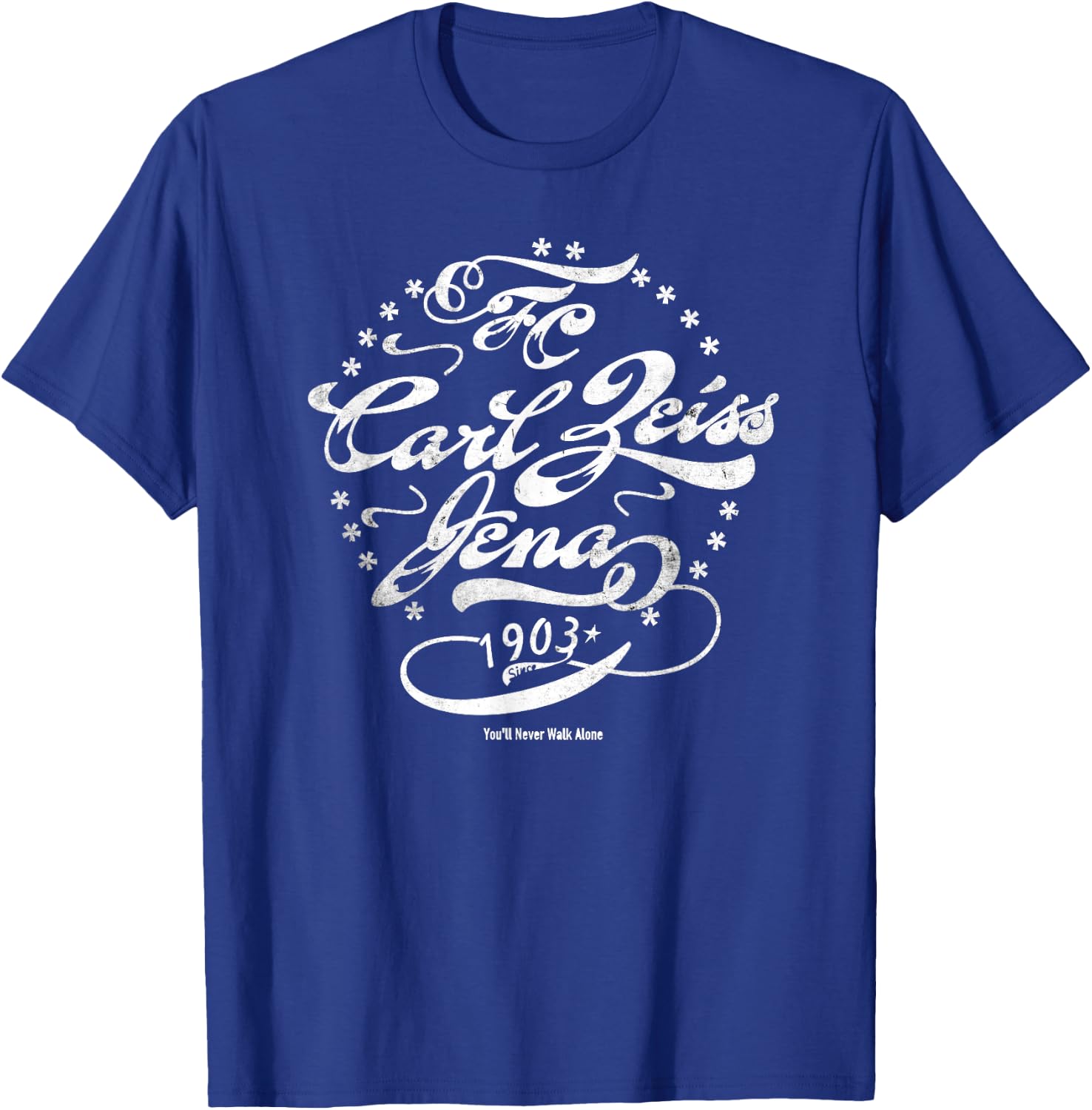 Jena Paradies City FCC Fußball 1903 Saale blau T-Shirt - T-Shirt | Royal
