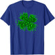 Four Leaf Clover for St. Patrick's Day , Black, S T-Shirt - T-Shirt | Royal