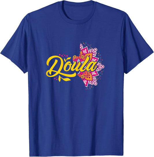 Doula Mandala | Childbirth Pregnancy | Doula Women T-Shirt - T-Shirt | Royal