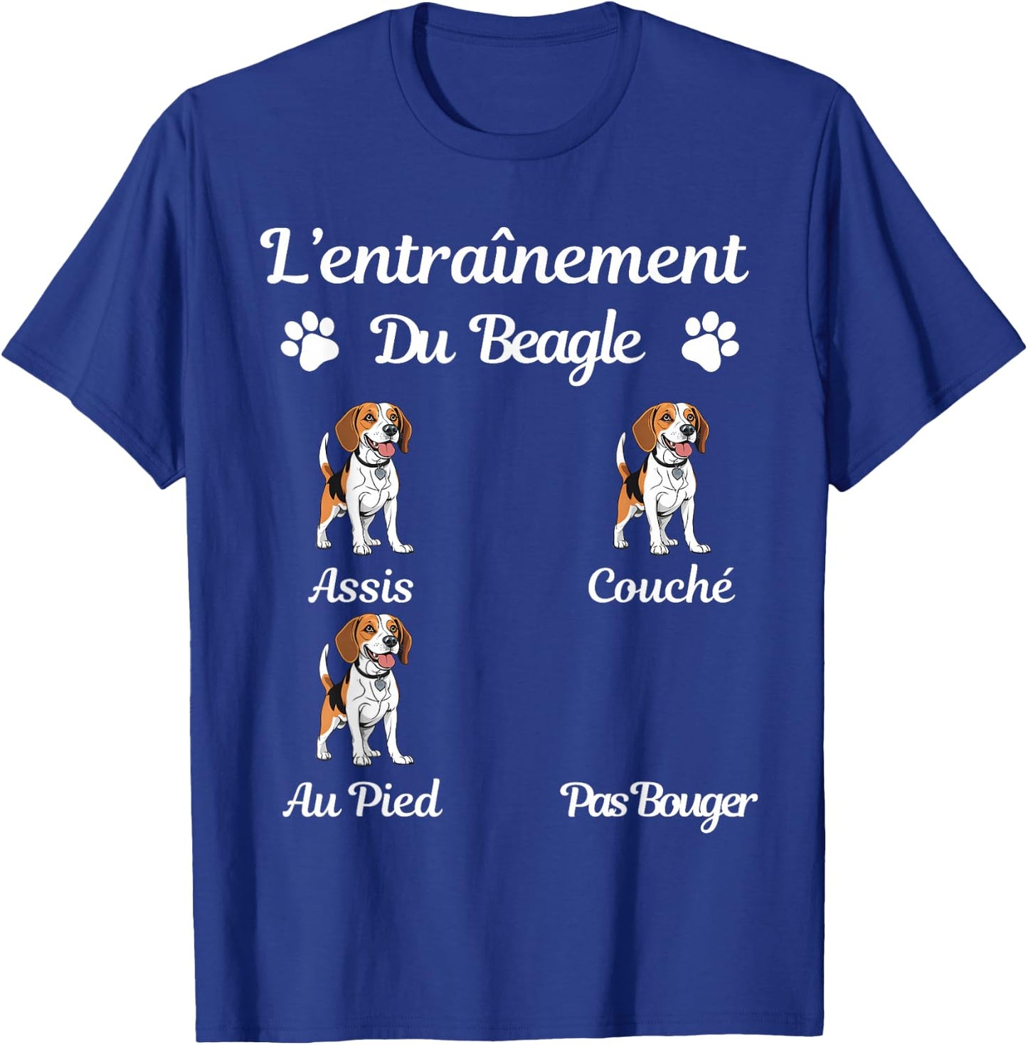 Beagle Funny Humor Beagle Woman Beagle Man Beagle , Black, S T-Shirt - T-Shirt | Royal