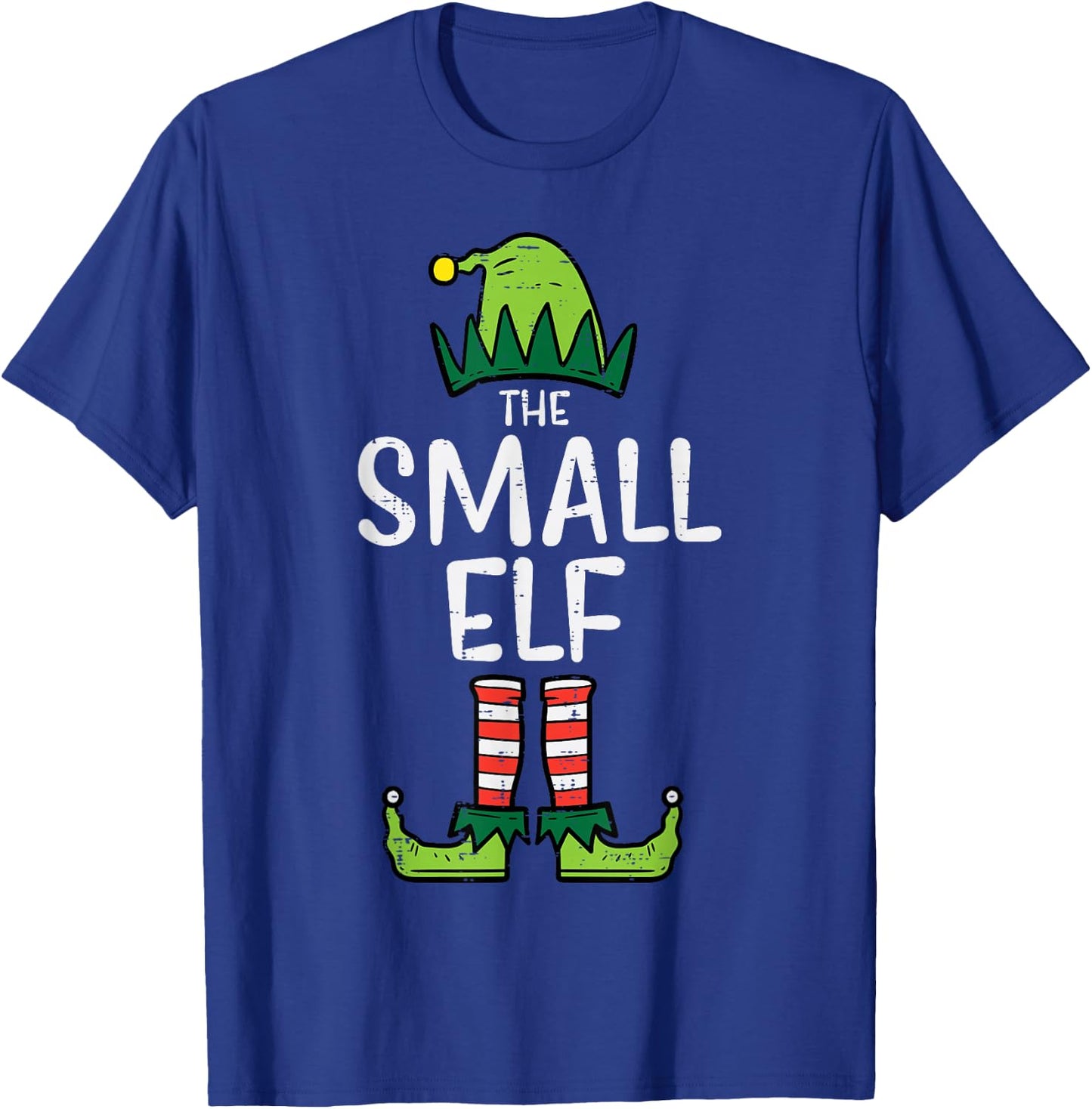 Small Elf Matching Christmas Pajamas For Family Toddler Kids T-Shirt - T-Shirt | Royal