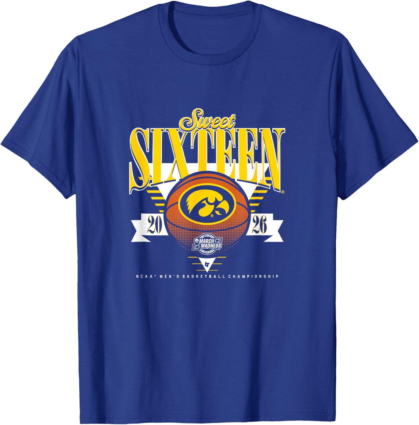 Iowa Hawkeyes MBB - 2026 Sweet Sixteen T-Shirt - T-Shirt | Royal