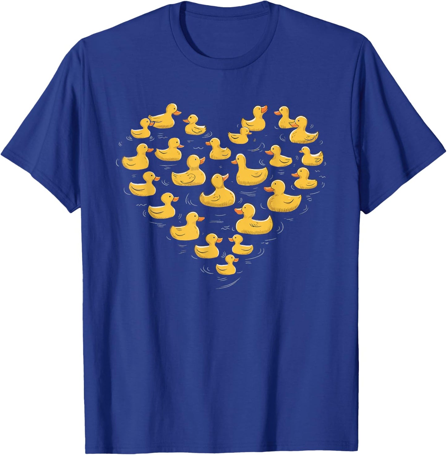 Rubber Duck Heart T-Shirt - T-Shirt | Royal