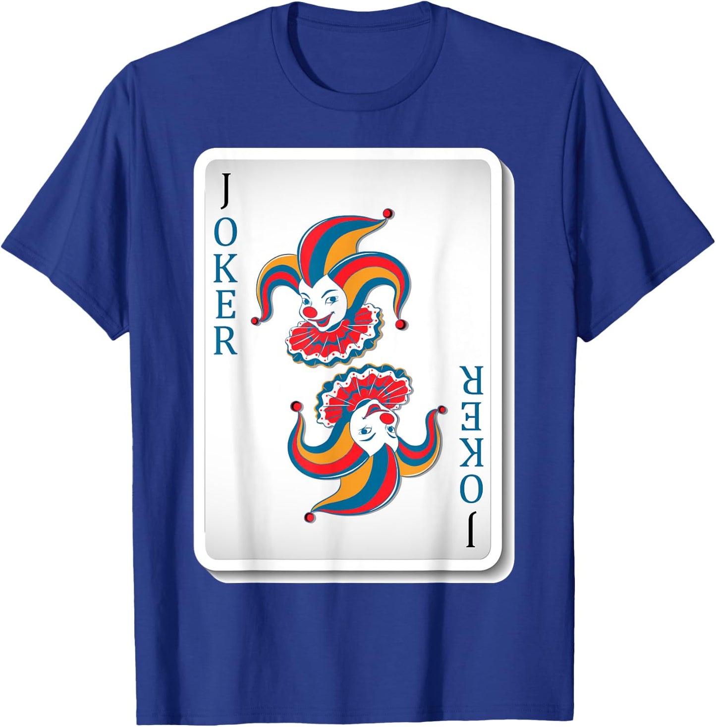 Joker Jester Poker playing Card Funny T-Shirt - T-Shirt | Royal