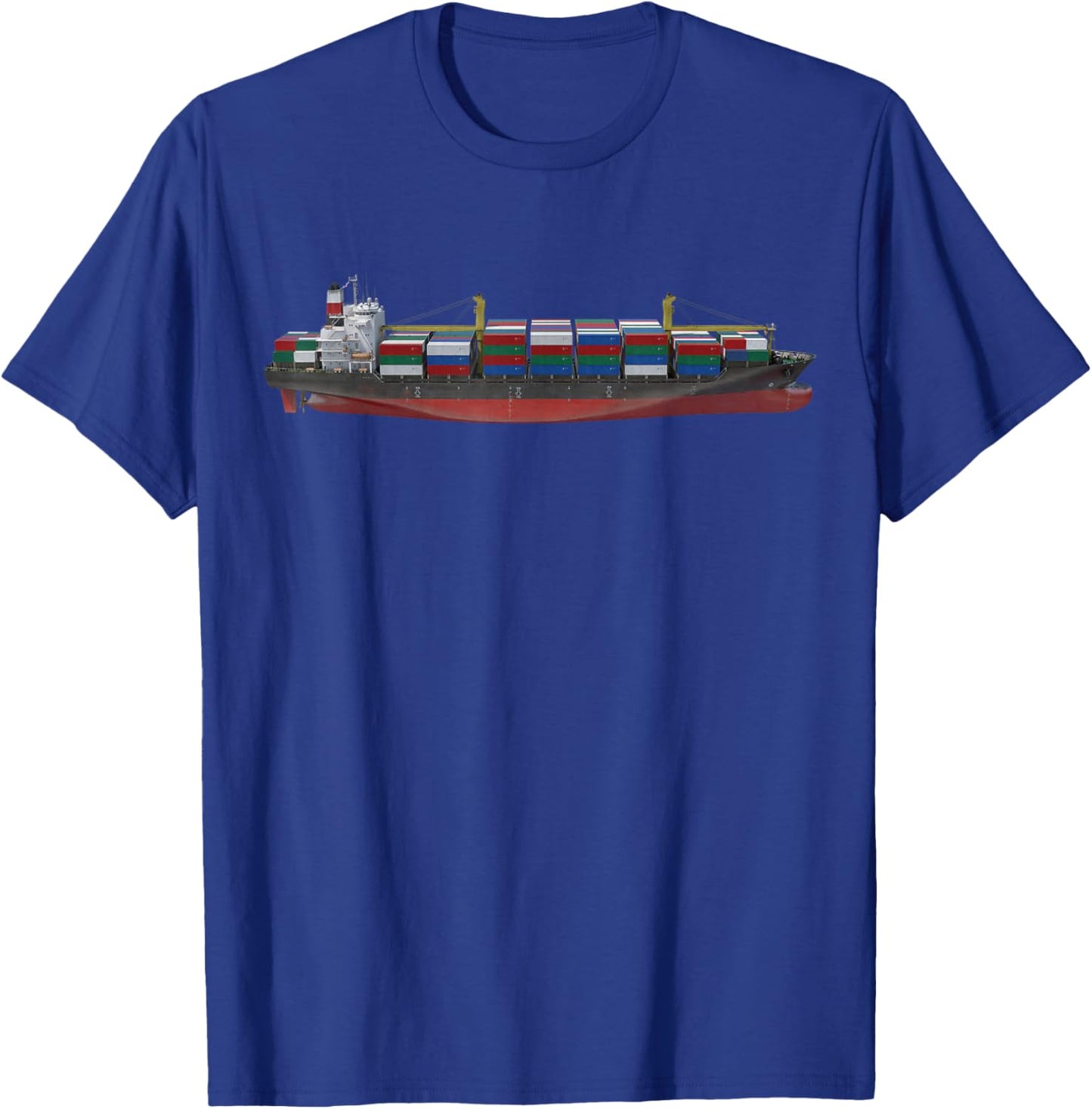 Cargo Ship Transportation T-Shirt - T-Shirt | Royal
