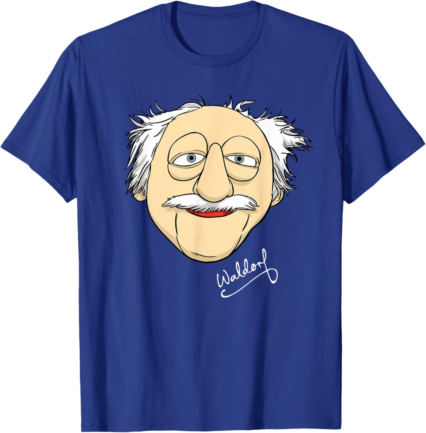 Disney The Muppets Waldorf Big Face T-Shirt - T-Shirt | Royal